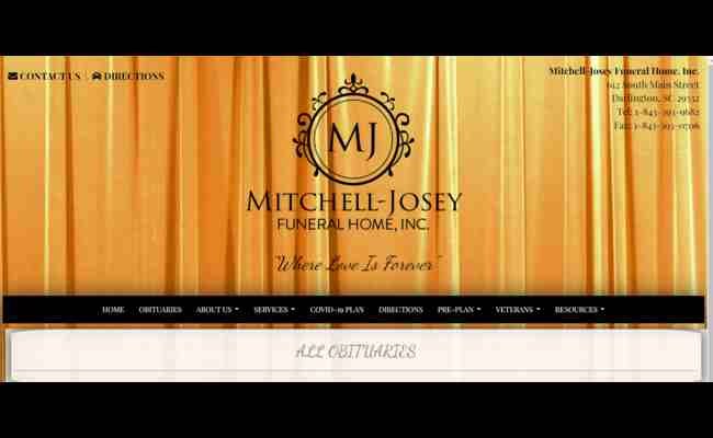 Mitchell-Josey Funeral Home Obituaries 2023 Best Info